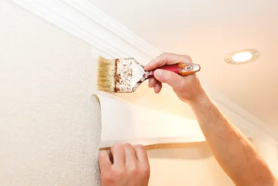 Pose de papier peint à Navarrenx — revêtements muraux et toiles de verre